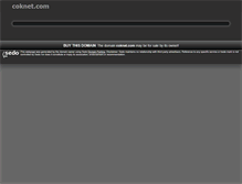 Tablet Screenshot of coknet.com
